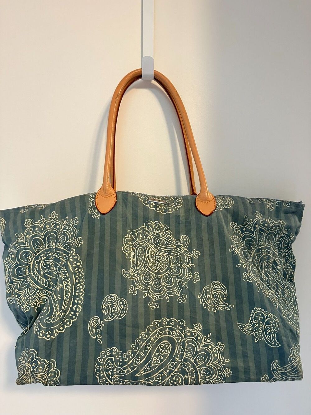Vintage Pierre Deux Paisley Tote Bag French Countryside Provencal Weekender